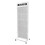 White Metal Stand with Wheels, 600mm 1