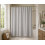Grey Polyester Shower Curtain 180x180cm 1