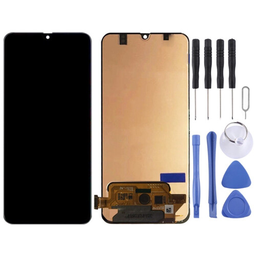 (Black) Assemblage complet d'écran LCD et numériseur pour Galaxy A70 1