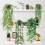 Set mit 4 künstlichen Eukalyptus-Hängetöpfen, ideal für 7