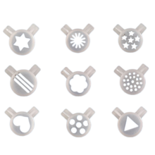 9Pcs 29mm Universal Ice Cream Nozzle Caps Commercial Maker Spout Replace Parts