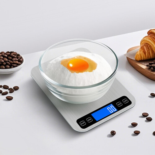 Ηλεκτρονική Κουζινοζυγαριά 5kg/0.1g - Ψηφιακή Ζυγαριά Τροφίμων Υψηλής Ακρίβειας 1