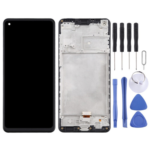 (Black) Οθόνη LCD για Samsung για Galaxy A21s / SM-A217 Digitizer Πλήρης συναρμολόγηση με πλαίσιο (Μαύρο) 1