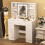 Vanity Makeup Desk with 7 Drawers Dresser Table 2