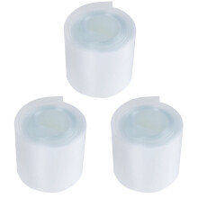 3pcs 2M 43mm 27mm Dia PVC Heat Shrink Tubing Clear for 1 x 26650 Battery
