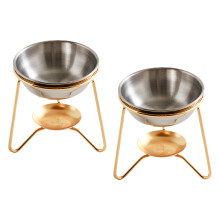 Stainless Steel Bowl Essential Oil-Third line gold silver bowl