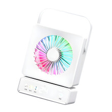 Leiser USB-Tischventilator mit 7 Flügeln, 6000 mAh, lange