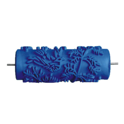 5Inch Rubber Patterned Paint Roller For Smooth Application Of