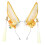 Adorables oreilles de lapin brodées à fleurs,-lampe froide Y 1