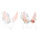 Adorable Floral Embroidered Rabbit Ears-Light curls up 4