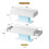 White Led Coffee Table with 2 Storage Drawers 2