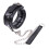 Leather leash - NECKLACE - Black - Adjustable - Multifunctional - Comfortable 1