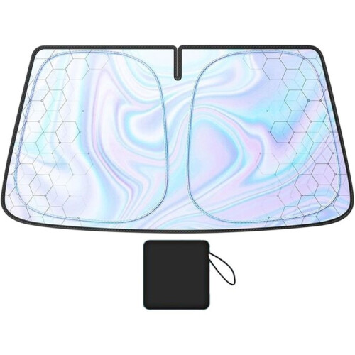 Foldable Car Windshield Sun Shade  Light Blocking Sunscreen for Cars Front Window Cover