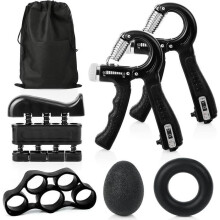 Finger Strength Exerciser, Hand Exerciser, Adjustable Grip Strength Training 1060kg