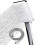 Shower Head  Newentor  High Pressure  6 Spray Modes  1.5m Hose  Chrome 2