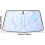 Foldable Car Windshield Sun Shade  Light Blocking Sunscreen for Cars Front Window Cover 4