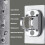 Shower Head Holder  Strong Adhesive  Silver  Adjustable Angle  Pack of 2  12 cm 4