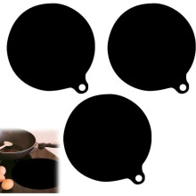Silicone Induction Cooktop Mat, 3pcs Induction Hob Mat AntiScratch Protection Reusable Mat