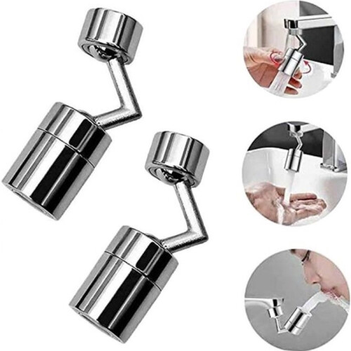 Pack 720 Rotatable Water Saver Universal Faucet Filter AntiSplash Double Seal Net 4 Layers 1