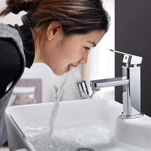 Pack 720 Rotatable Water Saver Universal Faucet Filter AntiSplash Double Seal Net 4 Layers 2