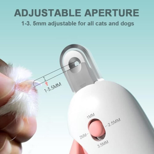 Cat Nail Clipper  High Quality  Stainless Steel  Adjustable Opening  Multifunctional 2