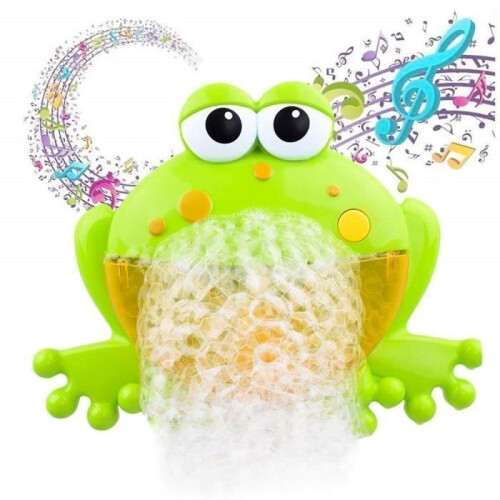 Frog Bubble Machine with 12 Nursery Rhymes for Kids Bath Time 2