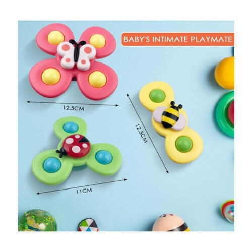 Bath Toys  Unspecified  3PCS  Suction Cup  Colorful Animals  Cognitive Development 2