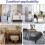 Furniture Risers  Unspecified  Set of 4  4 cm  Nonslip  Grey Plastic 5