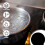 Silicone Induction Cooktop Mat, 3pcs Induction Hob Mat AntiScratch Protection Reusable Mat 4