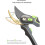 Gardening Pruning Shears, Fruit Tree Branches Flowers Branches and Scissors 220mm 3