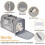 Carrier Bag - Unspecified - Foldable - Breathable - For Cats and Dogs - Grey 4