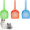 Litter Scoops - Unspecified - Set of 3 - Comfortable Rubber - Long Handle - ABS and PP Plastic 2