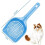 Litter Scoops - Unspecified - Set of 3 - Comfortable Rubber - Long Handle - ABS and PP Plastic 3
