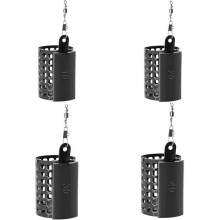 Pieces Fishing Feeder, 10/20/30/40g Fishing Cage Feeder, Fishing Feeder, with Counterweight and Swivel Buckle