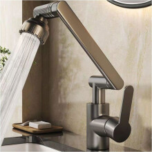 Kitchen Faucet - High - Flexible - Stainless Steel - Spray - 2 Modes