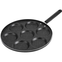 MEIHE 7 Holes Non-stick Frying Pan Fried Eggs Kitchen Utensil