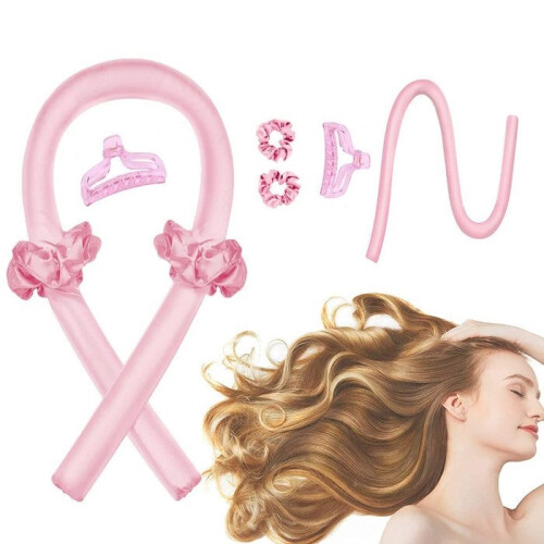 Heatless curls, heatless silk curlers for overnight use 1