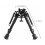 Folding Bipod - COVER - 6-9 inches - Metal - Adjustable - Black 3
