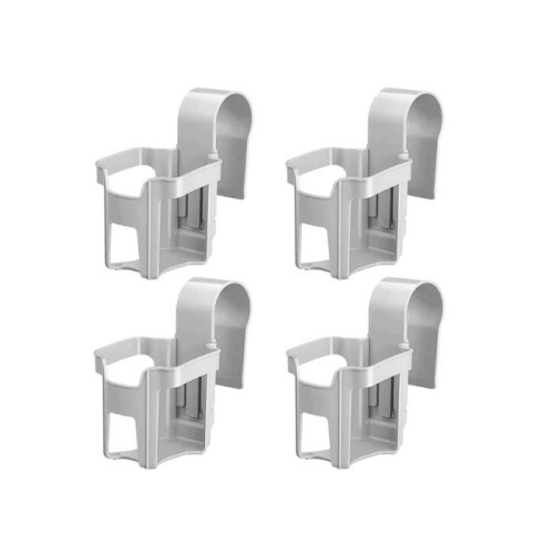Cup Holder - Unspecified - 4 pieces - Plastic - Khaki - Pool Storage