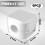 6 Pack Cable Clips, Magnetic Cable Organizer, Cable Organizer with Self-Adhesive, Magnetic Cable Clips 3