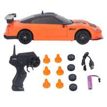 1/24 RC Racing Car 15km/h High Speed Movement Drift Fast RC Car with Rechargeable Batteries for