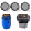 3 Pcs Rain Barrel Net: Protective Net with Drawstring Water Tank Adjustable Cover, Protection Net 2