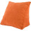 Solid Color Reading Wedge Backrest Cushion Thick Corduroy Lumbar Back Cushion 2