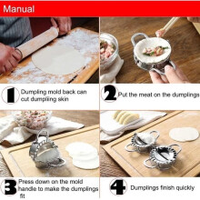 Ravioli Mold, Stainless Steel Ravioli Maker, Dough Press, Dumpling Mold, Ravioli Cutter, Round Ravioli Mold, 2pcs