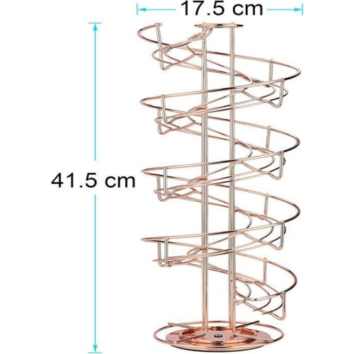 Egg Dispenser - Unspecified - Spiral - 360 degrees - Metal - Beige 2