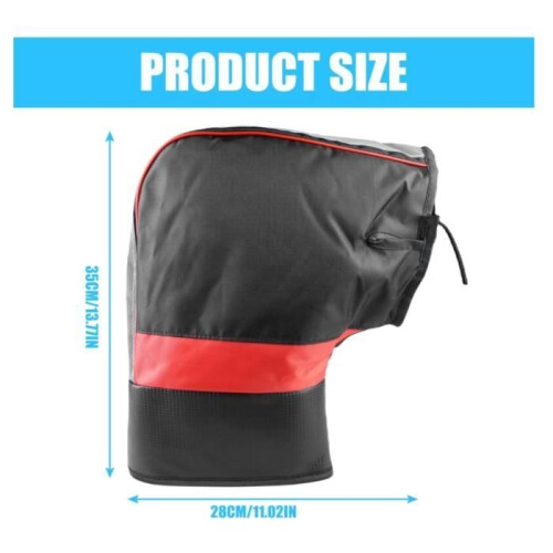 Motorcycle Handlebar Gloves - Universal - Winter - Waterproof - Windproof - Black 2