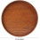 Round Wooden Tray - Unspecified - 27x27 cm - Dark Brown - Home Decor - Durable 4