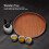 Round Wooden Tray - Unspecified - 27x27 cm - Dark Brown - Home Decor - Durable 6