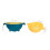 Colander,Colander Set with Container,Double Rotating Drainer and Basket,for Pasta,Vegetables,Fruits,etc 3
