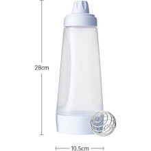 Crepe Batter Dispenser - - - White - 1000 ml - Stainless Steel Mixing Ball